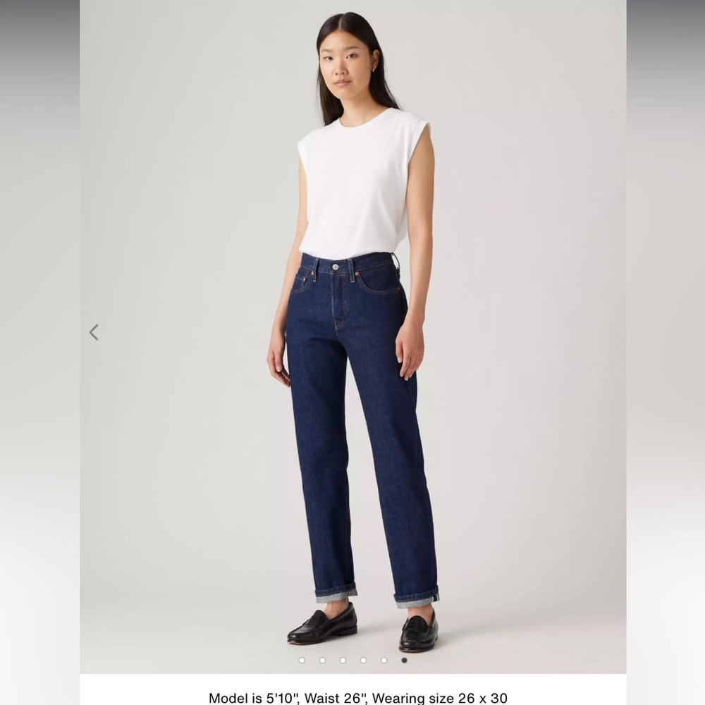 Levi's Women's Straight Leg Jeans - Dark Blue